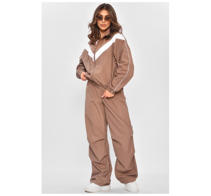 Спортивний костюм жіночий бежевого кольору 205119L