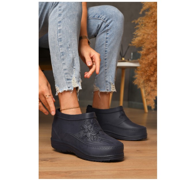 Калоші жіночі темно-синього кольору 205232L