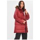 Куртка жіноча демісезонна бордового кольору 205265L