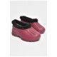 Галоші дитячі на флісі бордового кольору 205317L