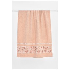 Полотенце банное махровое светло-бежевого цвета 205515L Полотенце банное махровое светло-бежевого цвета 205515L