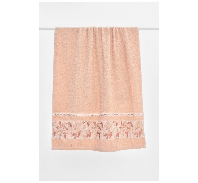 Полотенце банное махровое светло-бежевого цвета 205515L