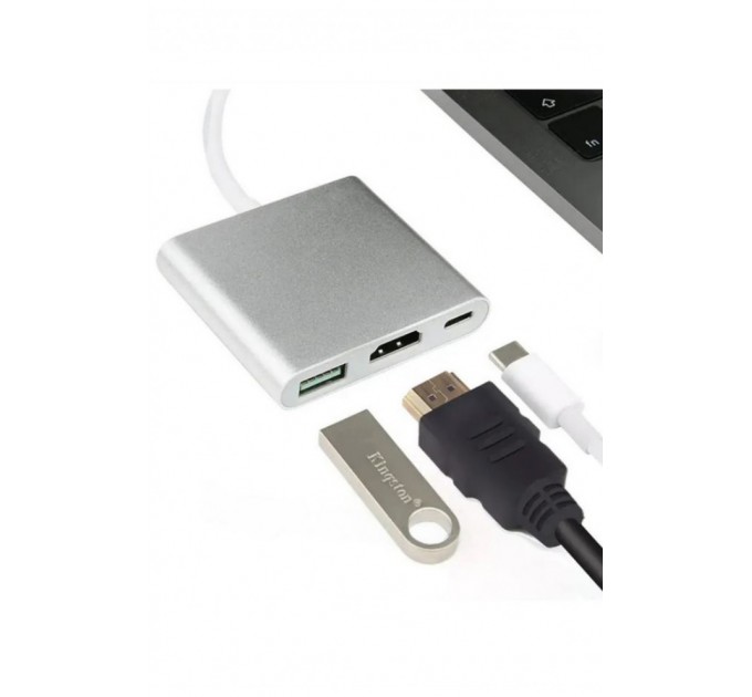 Перехідник Buro USB Type-C - HDMI 205546L