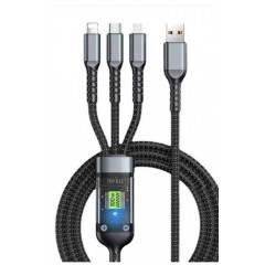 Кабель для зарядки универсальный 3 в 1 Lightning/micro-USB/USB Typ-C 205571L