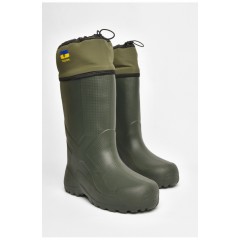 Сапоги мужские пена со съемным носком цвета хаки 205577L