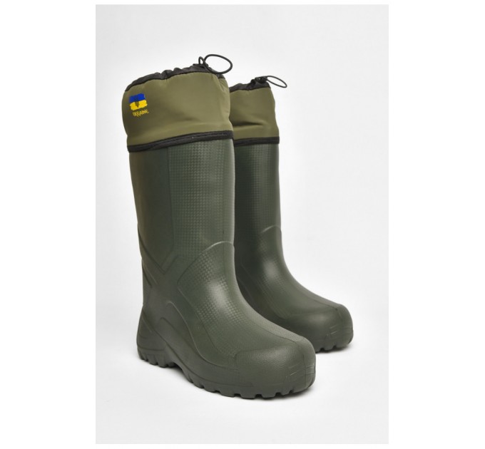 Сапоги мужские пена со съемным носком цвета хаки 205577L