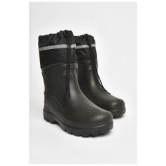Чоботи чоловічі піна зі з`ємною шкарпеткою чорного кольору 205580L