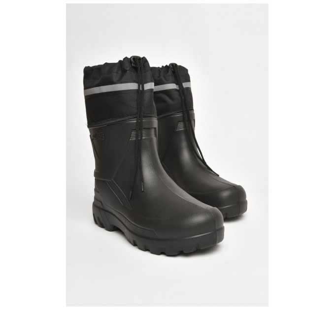 Сапоги мужские пена со съемным носком черного цвета 205580L