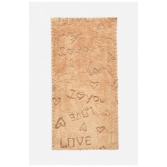 Полотенце кухонное микрофибра бежевого цвета размер 25*49 см 205947L