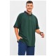 Футболка мужская однотонная зеленого цвета 206321L