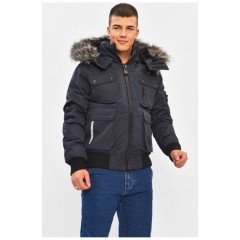 Куртка чоловіча єврозима темно-синього кольору 206417L