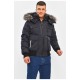 Куртка мужская еврозима темно-синего цвета 206417L