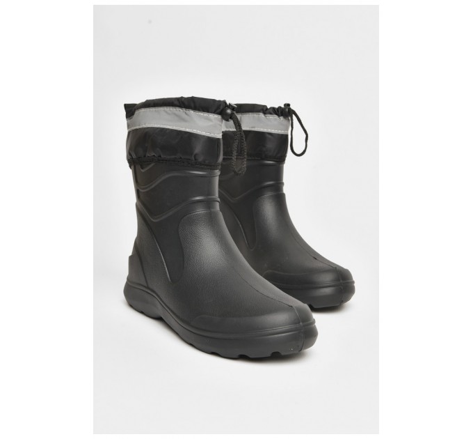 Сапоги мужские пена с фетровым утеплителем черного цвета 206556L