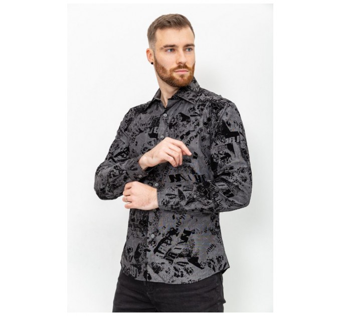 Сорочка чоловіча чорна 141081L