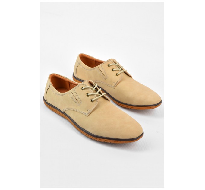 Туфлі чоловічі бежеві 144113L