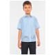 Сорочка дитяча хлопчик блакитна 148594L