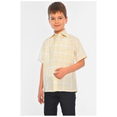 Сорочка дитяча хлопчик кремова 148841L