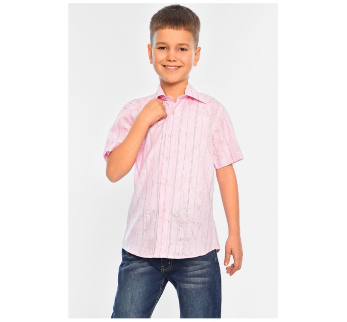 Сорочка дитяча хлопчик рожева 149193L