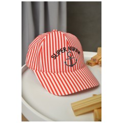 Кепка дитяча для хлопчика червоного кольору 155821L