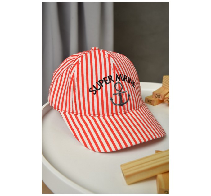 Кепка дитяча для хлопчика червоного кольору 155821L