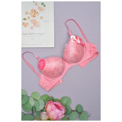 Бюстгалтер женский розового цвета чашка B 157814L