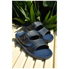 Шльопанці чоловічі темно-синього кольору 159349L