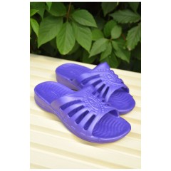 Шльопки дитячі дівчинка фіолетового кольору 163132L