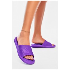 Шльопанці піна жіночі фіолетового кольору 163228L