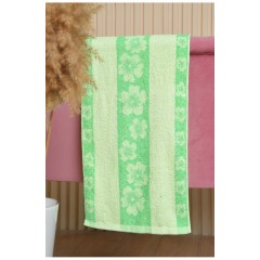 Рушник кухонний махровий салатового кольору 163505L