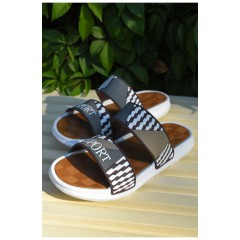 Шльопанці чоловічі коричневого кольору 164157L