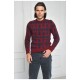 Светр чоловічий бордового кольору 164943L Светр чоловічий бордового кольору 164943L
