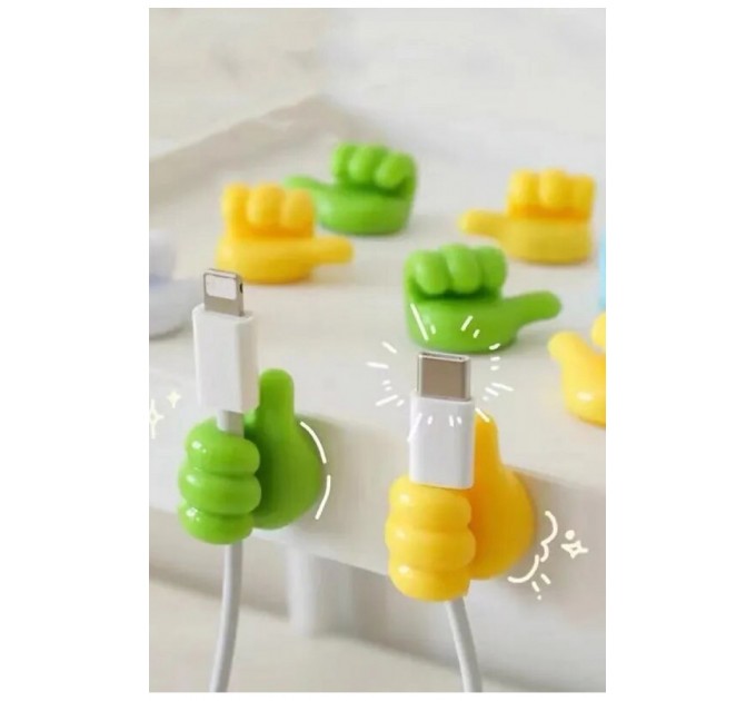 Держатель для проводов и кабелей для рабочего стола 5 шт 167572L