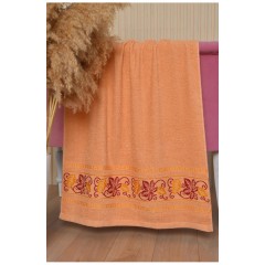 Полотенце банное махровое коричневого цвета 168130L Полотенце банное махровое коричневого цвета 168130L