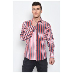 Рубашка мужская сине-красная Уценка 168618L Рубашка мужская сине-красная Уценка 168618L