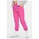 Спортивні штани жіночі на флісі малинового кольору 168667L