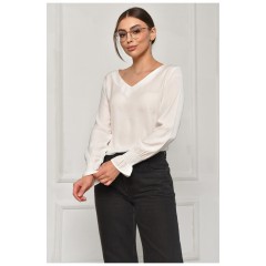 Блузка жіноча білого кольору 169051L