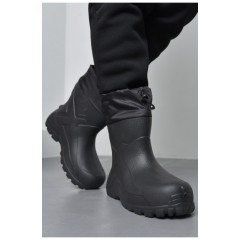 Чоботи чоловічі піна з фетровим утеплювачем чорного кольору 169249L