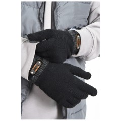 Рукавички чоловічі сенсорні акрилові з начосом чорного кольору 170925L