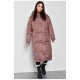 Куртка жіноча єврозима подовжена кольору мокко 172245L