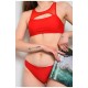 Купальник жіночий червоного кольору чашка В 173281L