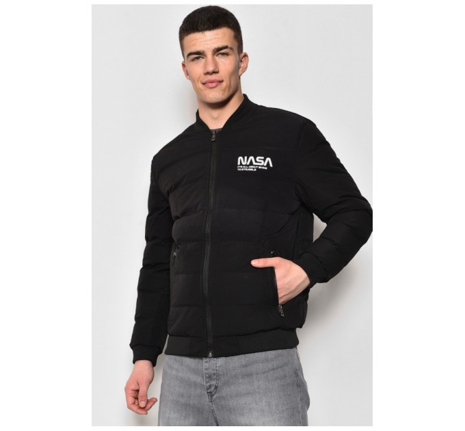 Куртка мужская демисезонная черного цвета 173530L