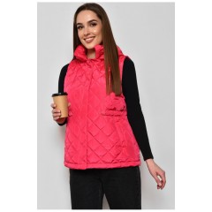 Жилетка жіноча демісезонна рожевого кольору 174210L