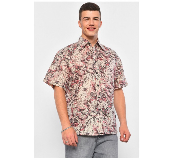 Сорочка чоловіча бежевого кольору 175422L