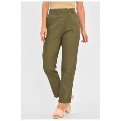 Джинсы женские цвета хаки 175783L