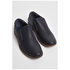 Подростковые туфли для мальчика темно-синего цвета 176125L