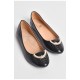 Балетки дитячі для дівчинки чорного кольору 176406L