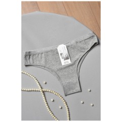 Труси жіночі хлопкові сірого кольору 177914L