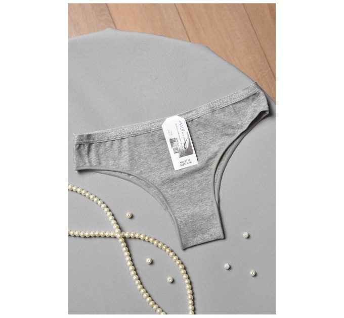 Труси жіночі хлопкові сірого кольору 177914L