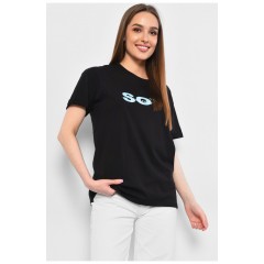 Футболка жіноча чорного кольору 178451L