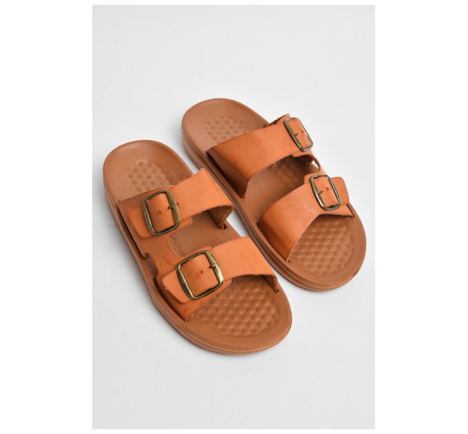 Шльопанці чоловічі світло-коричневого кольору 178474L